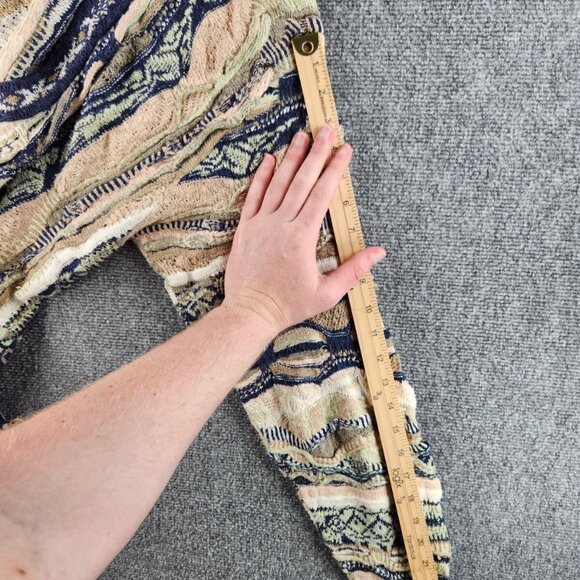 COOGI Classic Australia Medium Long Sweater Women Knit Intricate Cotton Linen - Picture 16 of 16